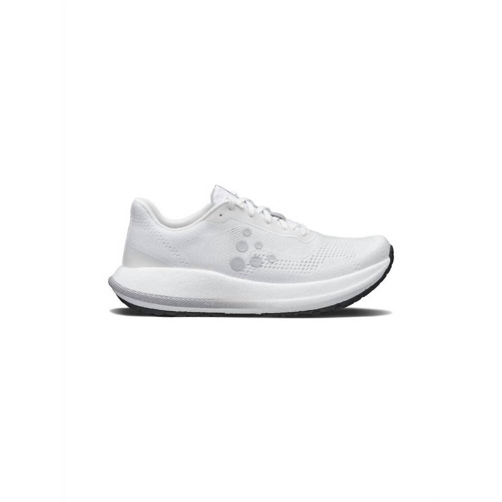 NEW CRAFT men's pacer 2 running shoes in white